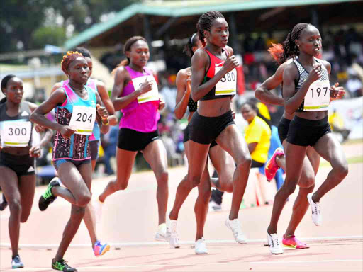 Vivian Cheruiyot in 5000m during Rio Olympic trials at the Kipchoge Keino in Eldoret,Uashi Gishu county InJune. /courtesy