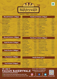 Bakerywale menu 1