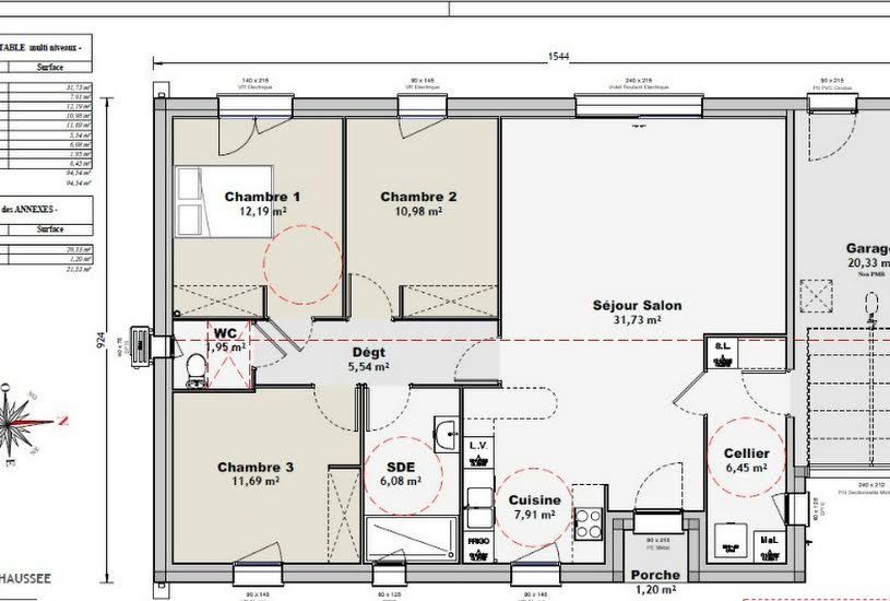  Vente Terrain + Maison - Terrain : 886m² - Maison : 90m² à Les Mathes (17570) 