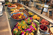 The ever-changing deli counter at Naked Kitchen.