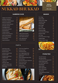 The bhukkad nukkad cafe menu 2