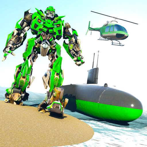 Submarine Robot Transform War: Robot Hero Games