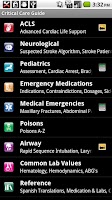 Critical Care ACLS Guide Screenshot