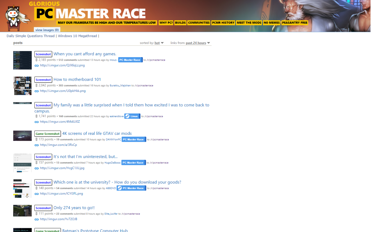 /r/PCMasterrace Filter Preview image 1