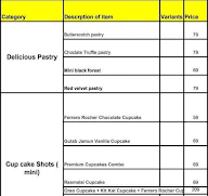 The Dessert Heaven - Pure Veg menu 1