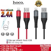 Cáp Sạc Nhanh Hoco X38 Đầu Gập 2.4A, Dây Dài 1M