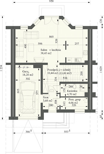 Fasano IV - Rzut parteru