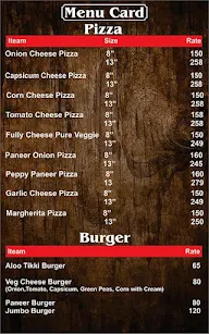 Dream Pizza menu 2