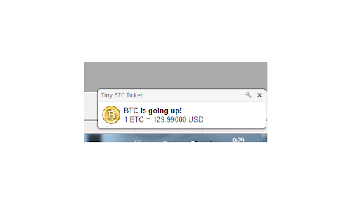 Tiny BTC Ticker