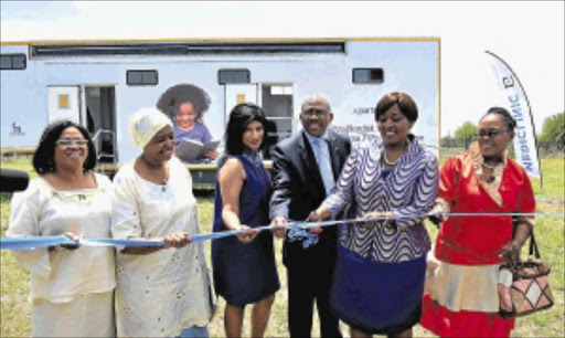 HELPING HANDS: A mobile clinic was donated to Mercy Clinic in Winterveldt during a World Diabetes Day function yesterday.