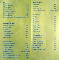 Sayeed Caterings menu 2