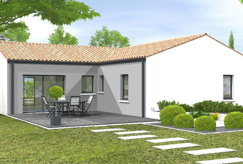  Vente Terrain + Maison - Terrain : 369m² - Maison : 90m² à Bournezeau (85480) 