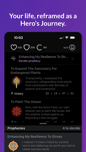 Screenshot Fable: AI Journal
