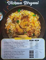 Vishwa Biryani menu 1