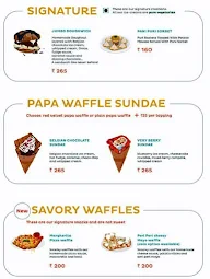 Papacream menu 4