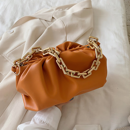 Title 6, Casual Fashion Fold Bag Ins Wild Chain Net Red ...