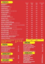 Pizza 9 menu 1