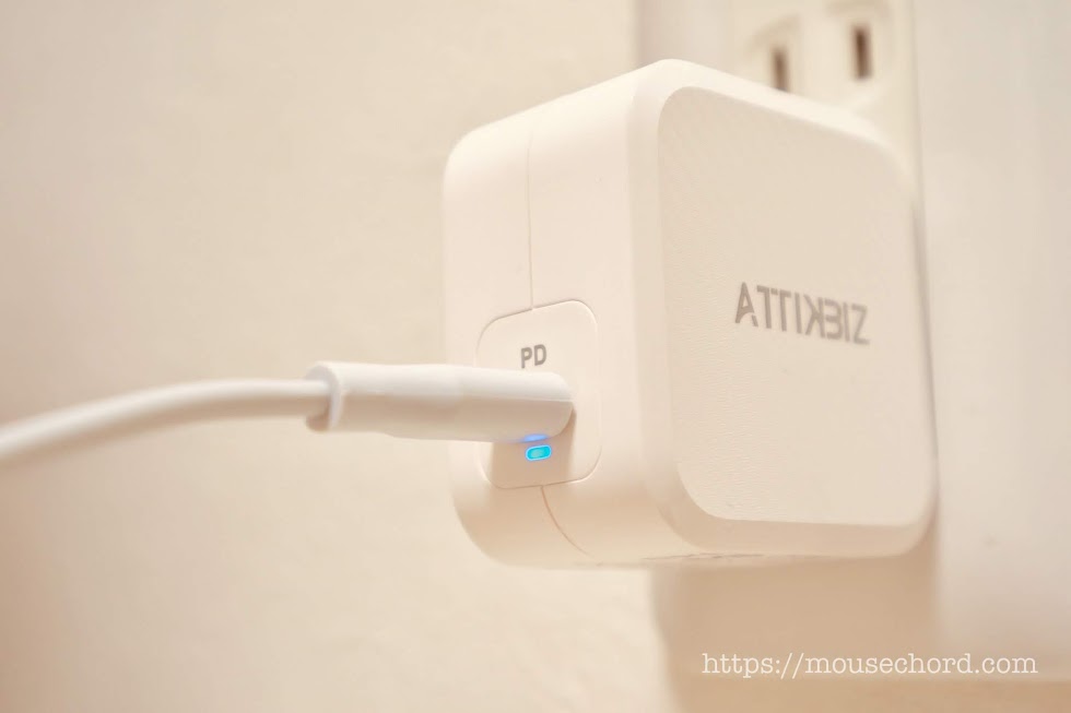 ATTIKBIZ PD61W 急速充電器 購入Review