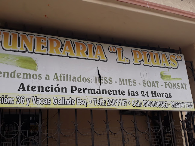 Opiniones de Funeraria "L. Pluas" en Guayaquil - Funeraria