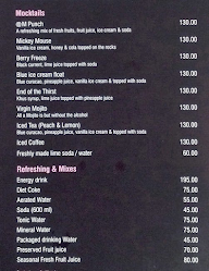 Cocoon Hotel menu 3