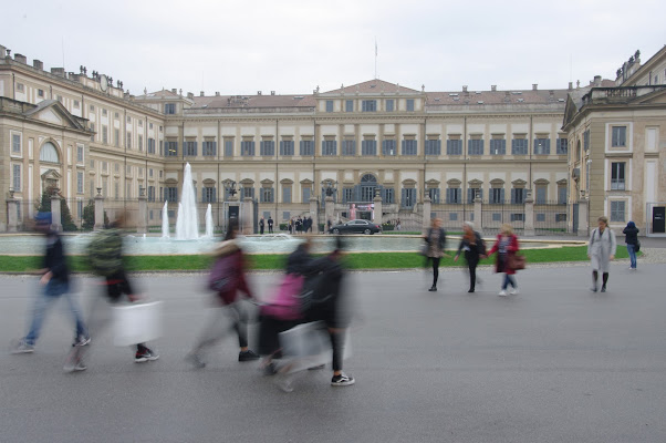 studenti alla Villa Reale di stegro