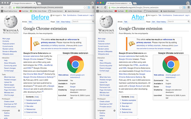 Remove Citations chrome extension