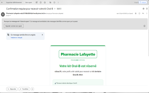 PhishRadar — Analyseur d'emails screenshot 2