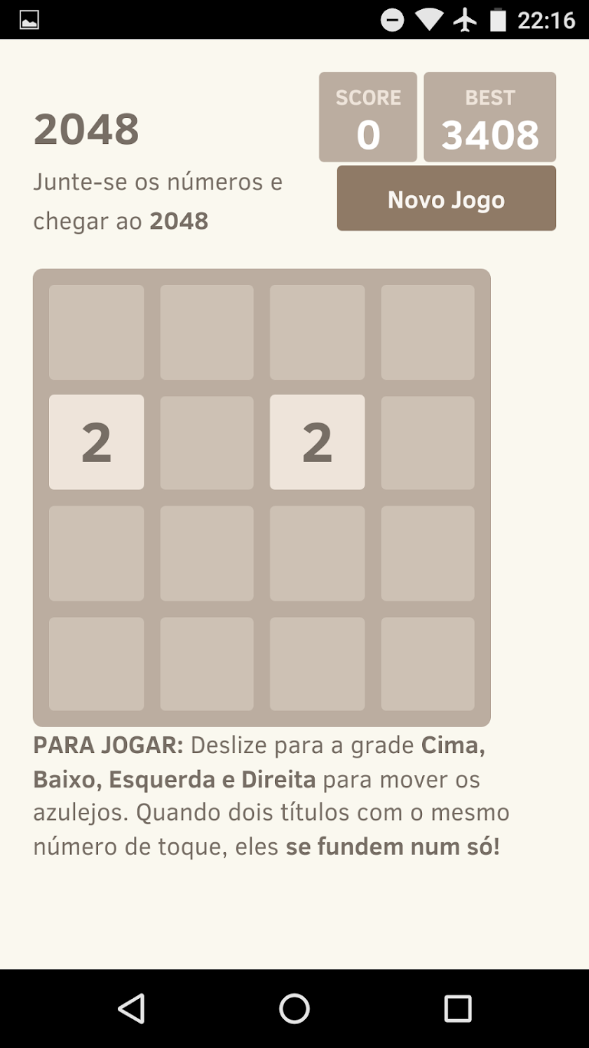 2048 Brasileiro Screen 2