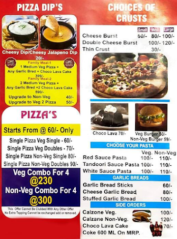 Pizza And Cafe Point menu 