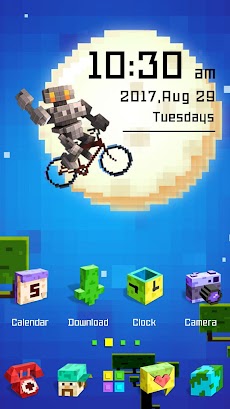 Cube World GO Launcher Themeのおすすめ画像2