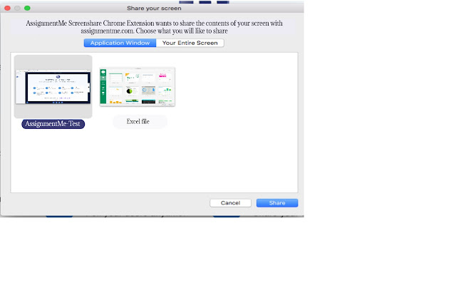 AssignmentMe Screenshare Extension