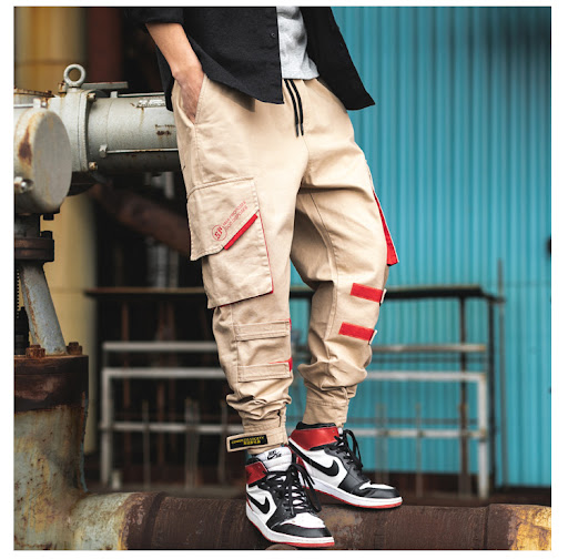 Title 29, Multi-pocket overalls mens trendy leggings Com...