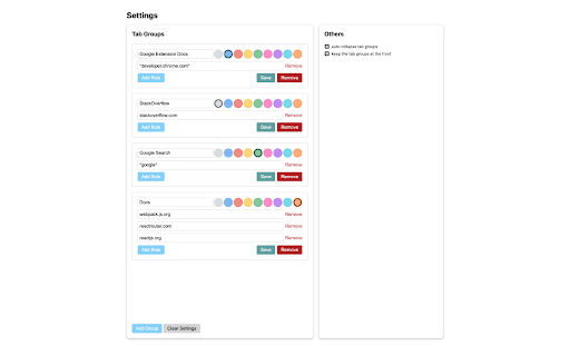 Automatically Group Tabs