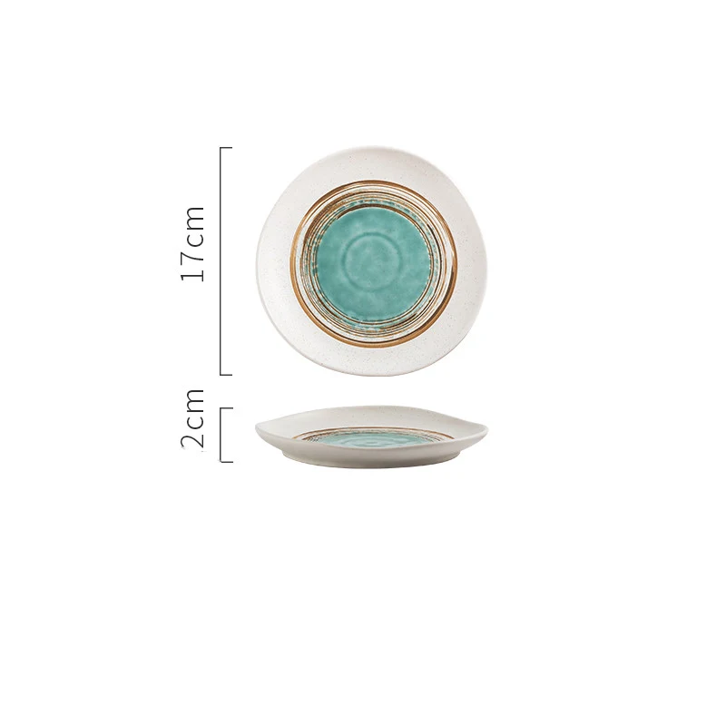 Irregular Ceramic Plates with Special-Shaped Creative Discs. Elevate Your Dining Experience with Unique, Stylish, and Ey