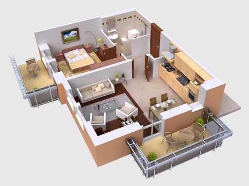 3D Home Floor Plan Designs