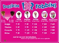 Baskin Robbins menu 2