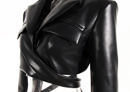 Title 5, Full Open Cross Lace-up Waist-controlled Chest-...