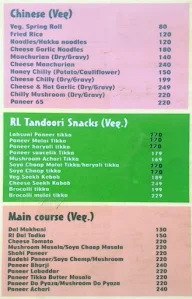 Roll Lakers menu 4