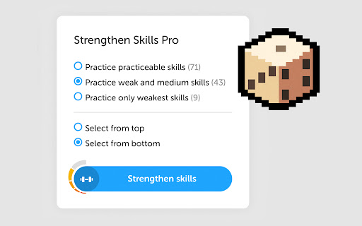 Duolingo Strengthen Skills Pro