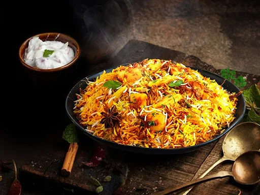 Ustaadi Hyderabadi Veg Biryani (Serves 1)