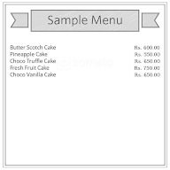 Jaiswal Cake Shope menu 1