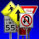 US Road and Traffic Signs icon