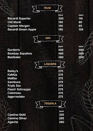 Hotel Grandeur menu 1