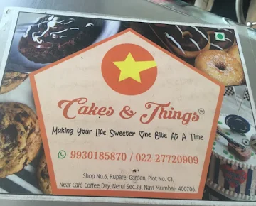 CAKES & THINGS menu 