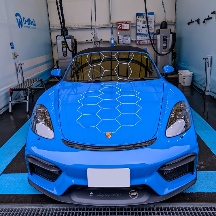 718 スパイダーのD-WASH・洗車・純水洗車に関するカスタム事例の投稿画像1枚目