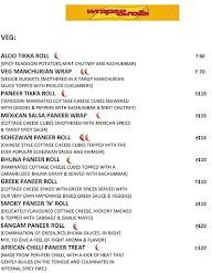 Wraps And Rolls menu 1