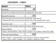 Thaanu Iyer Kitchen menu 1