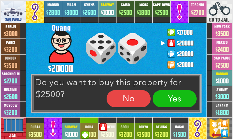 Billionaire Chess - Monopoly Screen 2