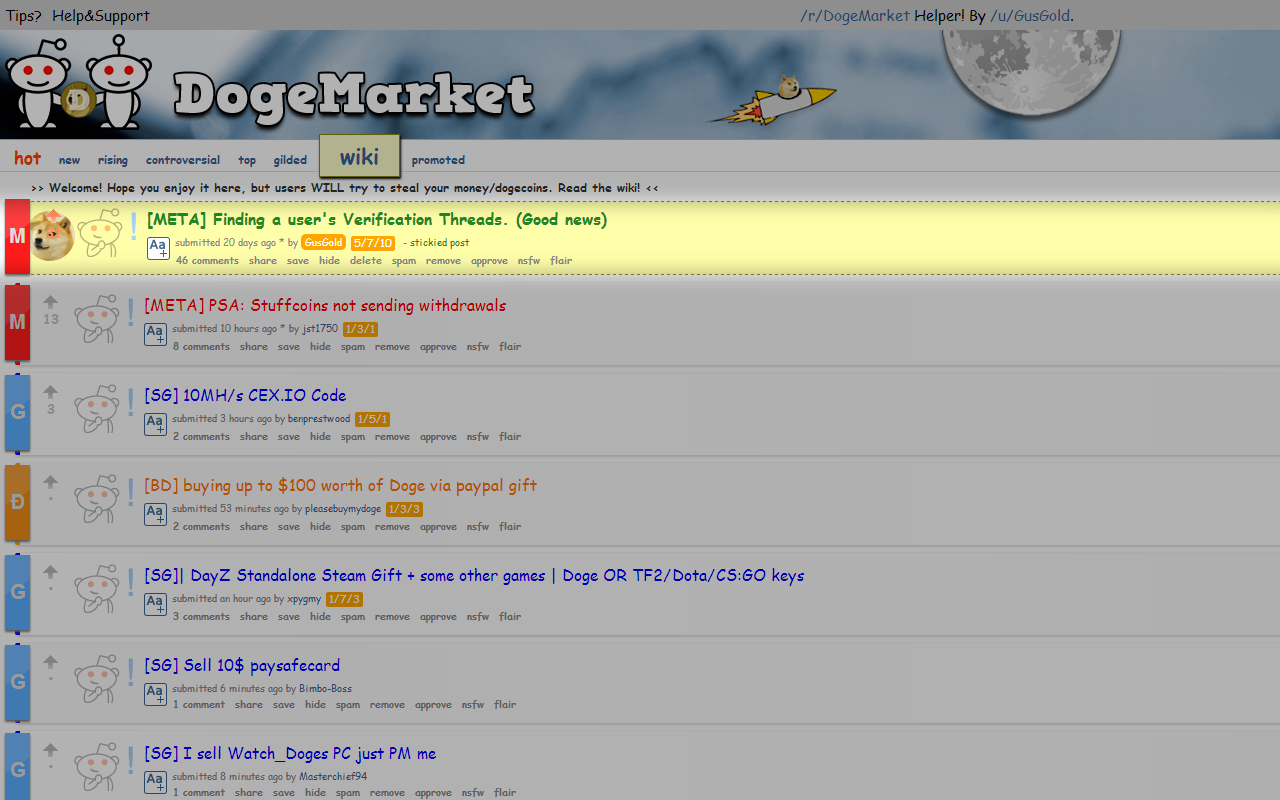 DogeCoin Reddit Helper Preview image 4