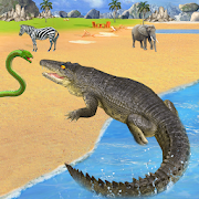 Wild Crocodile Attack Simulator Mod apk أحدث إصدار تنزيل مجاني